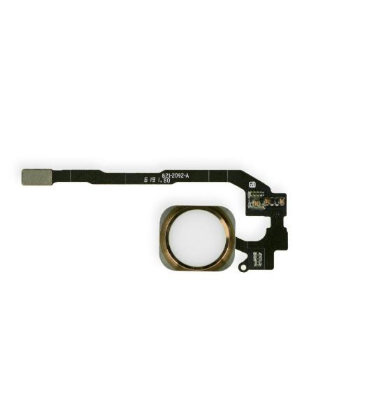 Home Button Assembly Replacement (Rose Gold) for iPhone SE