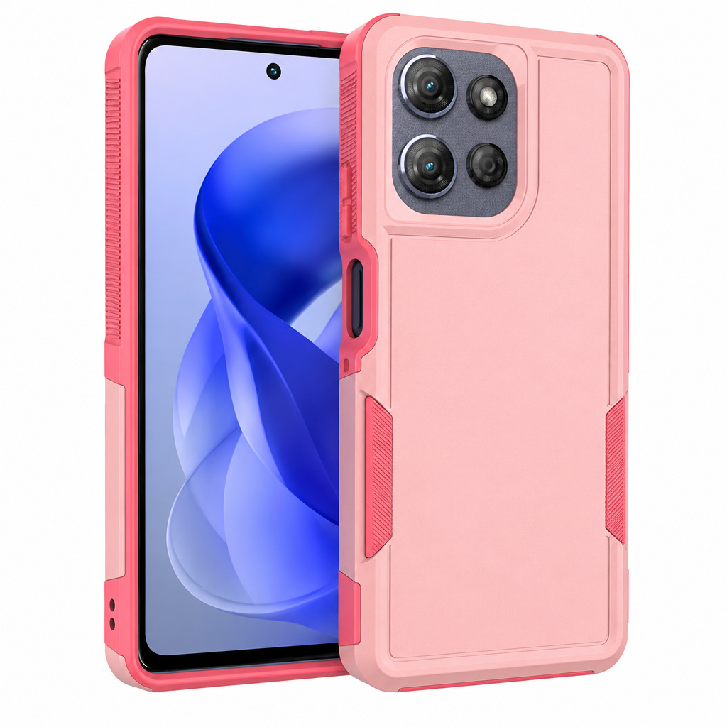 Shockproof TPU+PC Protective Case for Motorola Moto G Power 5G 2025, Anti-Fingerprint Anti-Fall Phone Cover
