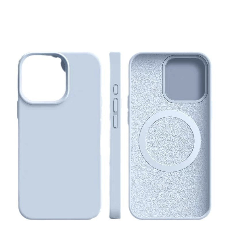 Liquid Silicone MagSafe Magnetic Phone Case for iPhone 18 Pro Max / 17, Anti-Dro