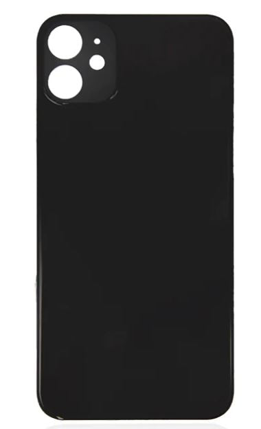 Back Glass Replacement with Adhesive (Black) for iPhone 11