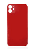 Back Glass Replacement with Adhesive (Red) for iPhone 11