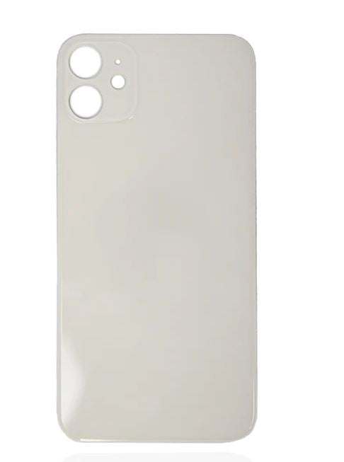 Back Glass Replacement with Adhesive (Silver) for iPhone 11