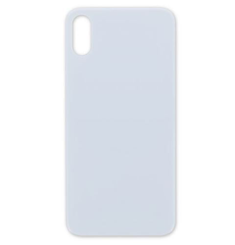 Back Glass Replacement with Adhesive (Silver) for iPhone XS