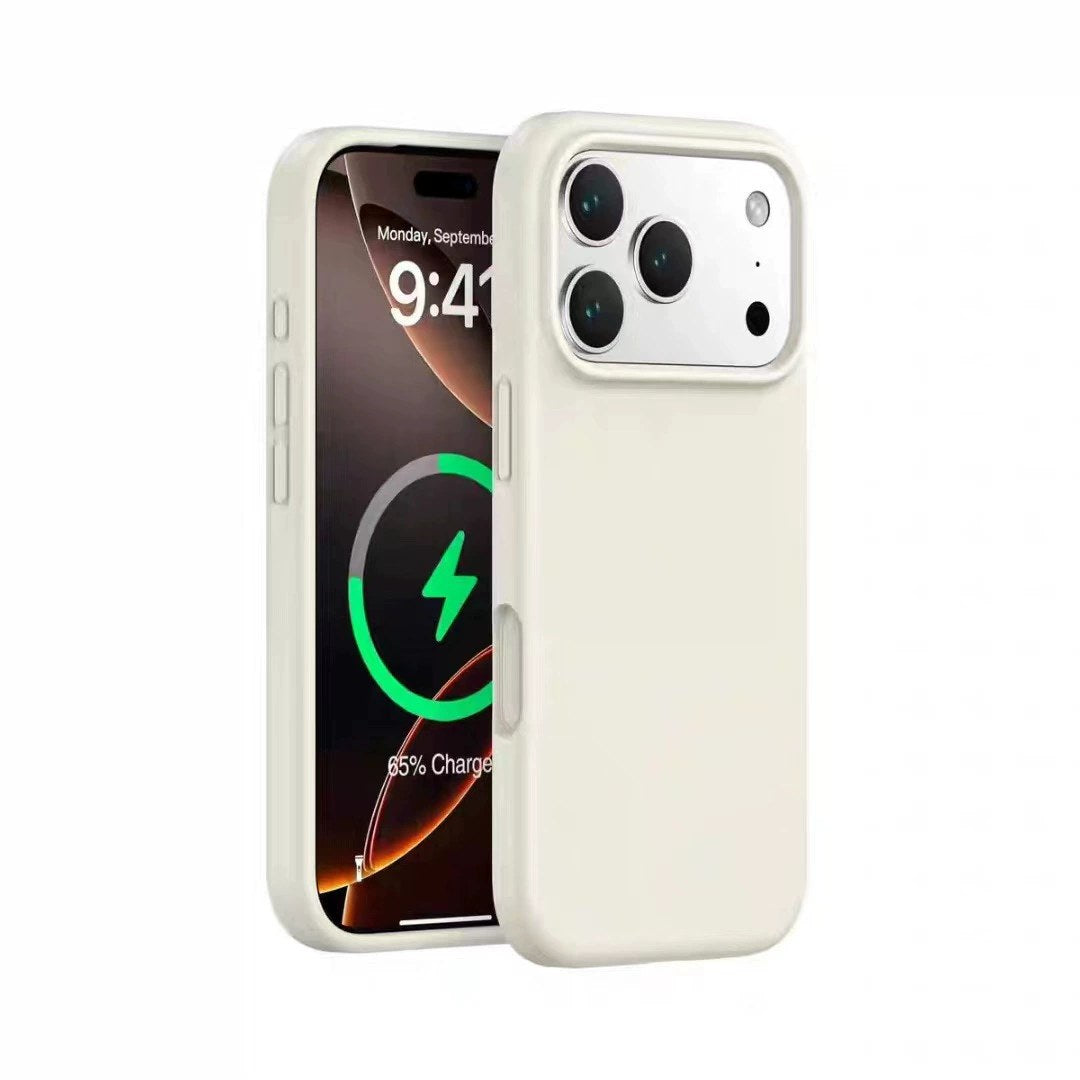 Liquid Silicone Phone Case for iPhone 18 Pro Max with Integrated AI Button, Comp