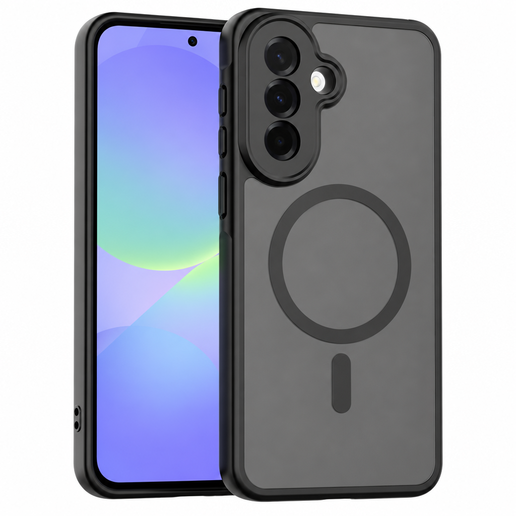 Matte Magnetic Anti-Fall Phone Case for Samsung Galaxy A57 A37 A17 5G A55 Shockproof TPU Protective Cover