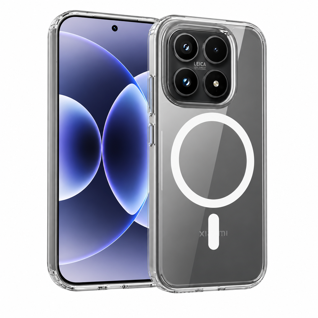 Sanfeng Clear Shockproof TPU Case for Xiaomi 15 Pro, 15 Ultra, 14T Pro and Redmi Note 14 Series, Airbag Anti-Fall Protective Cover