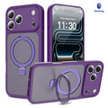 Magnetic Kickstand Phone Case Compatible with iPhone 17 Series, Shockproof TPU Protective Cover with Fine-Hole Camera Protection