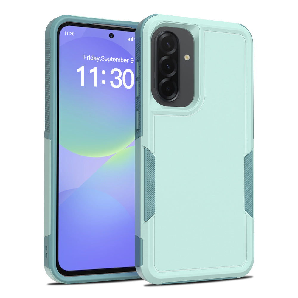 Shockproof Matte Black TPU Full-Cover Phone Case for Samsung Anti-Drop Protective Cover