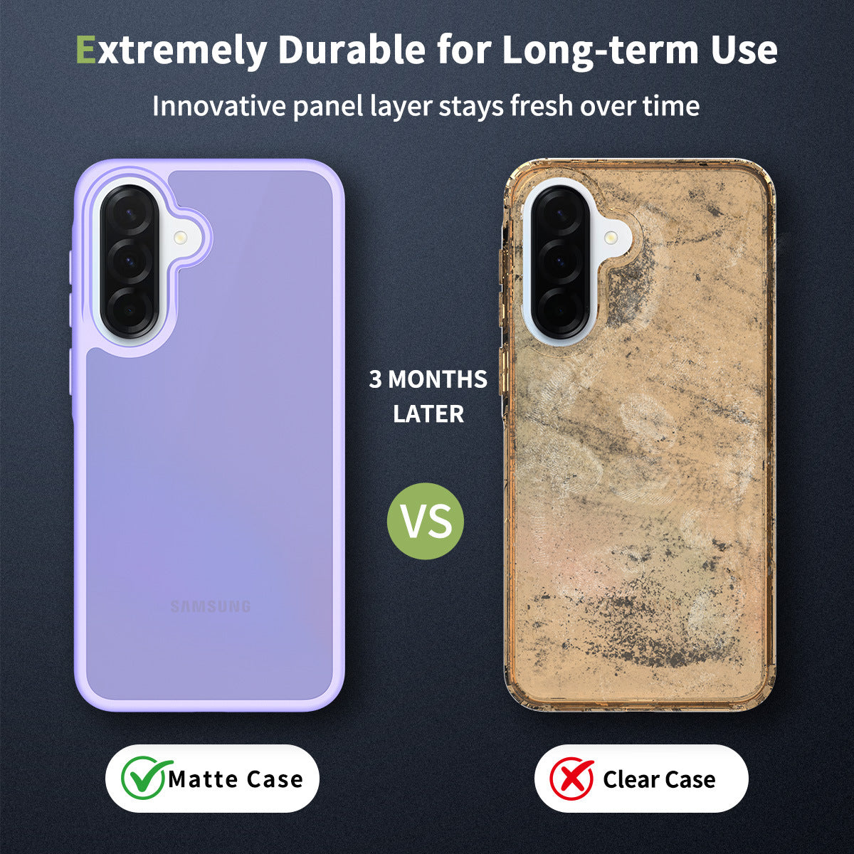 Matte Frosted Semi-Transparent Phone Case for Samsung Galaxy A37 A27 A57 A56 - Anti-Fingerprint Protective Cover with Soft TPU Edge and Hard Back
