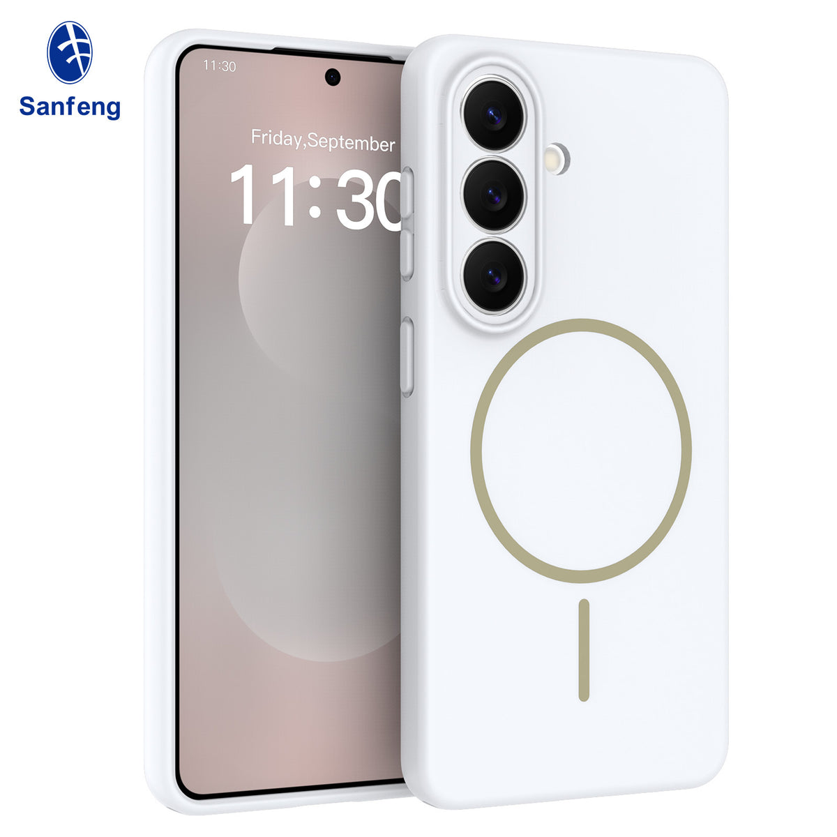 Magnetic TPU Matte Protective Phone Case with Precision Cutouts for Samsung Galaxy S25 S24 Ultra Plus - Anti-Fall Skin-Feel Cover