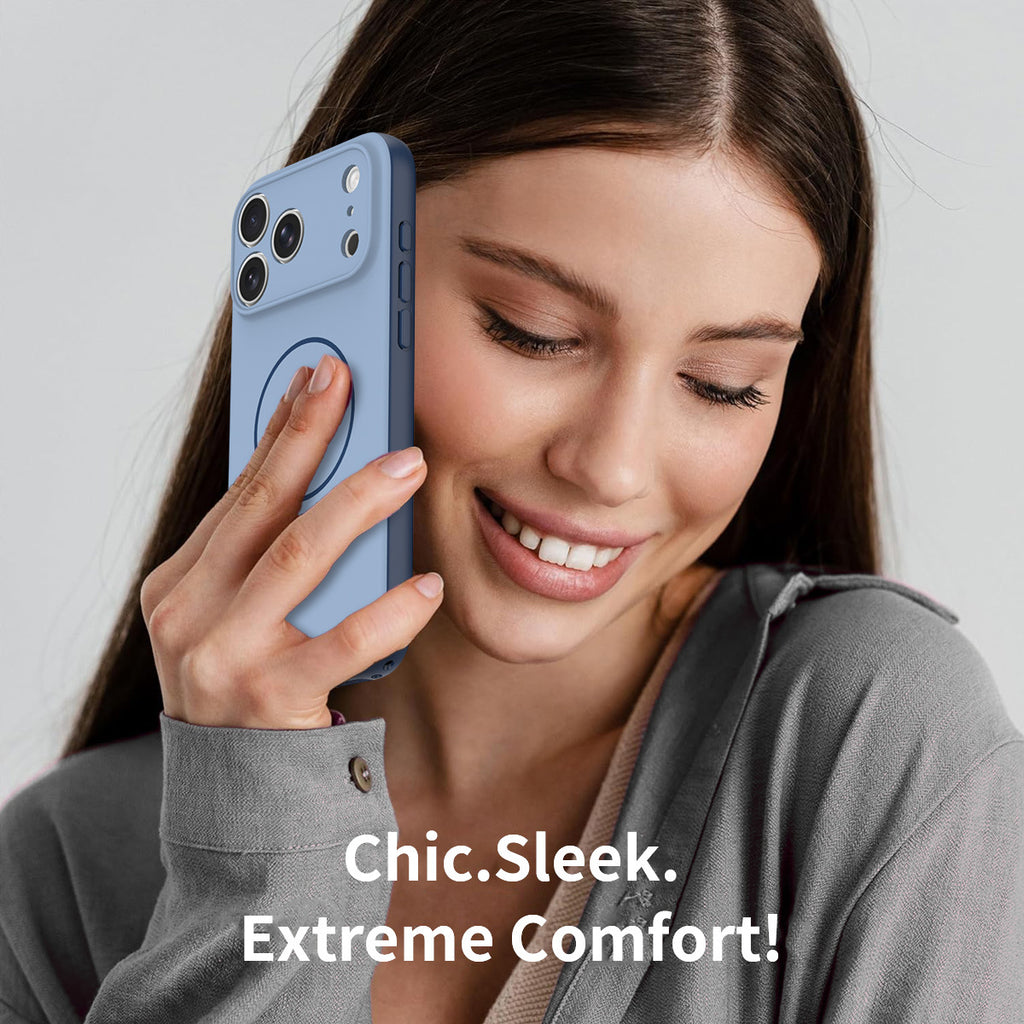 Dual-Color 2-in-1 Magnetic Phone Case for iPhone 17 16 15 Pro Max, Frosted Anti-Fall Protective Cover with Precision Cutouts
