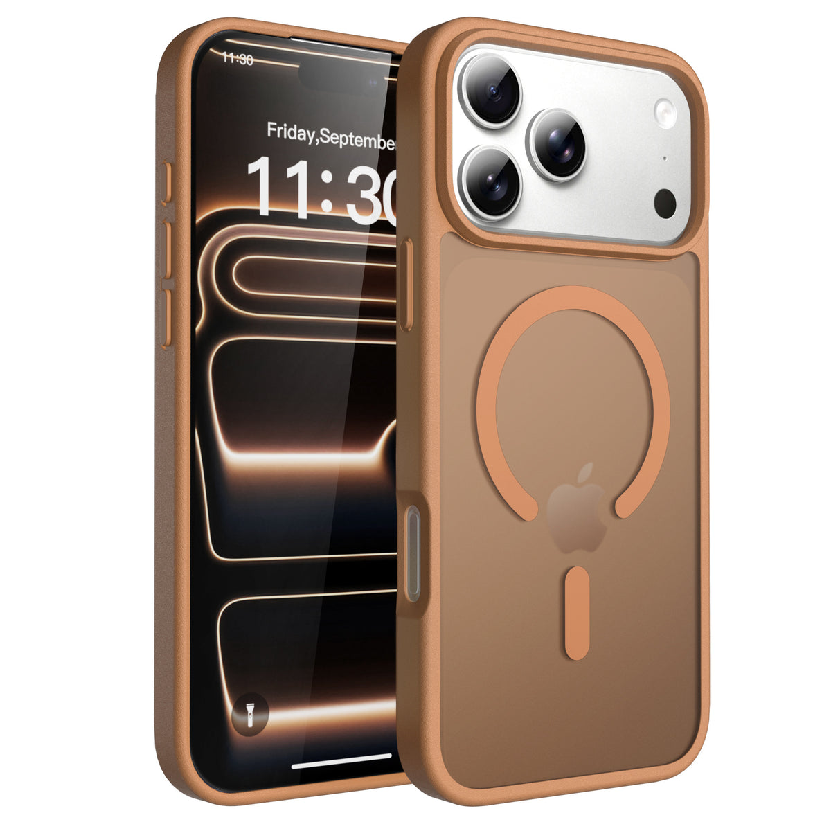 Magnetic Matte Anti-Drop Protective Phone Case for iPhone, Shockproof High-Quality TPU Back Cover
