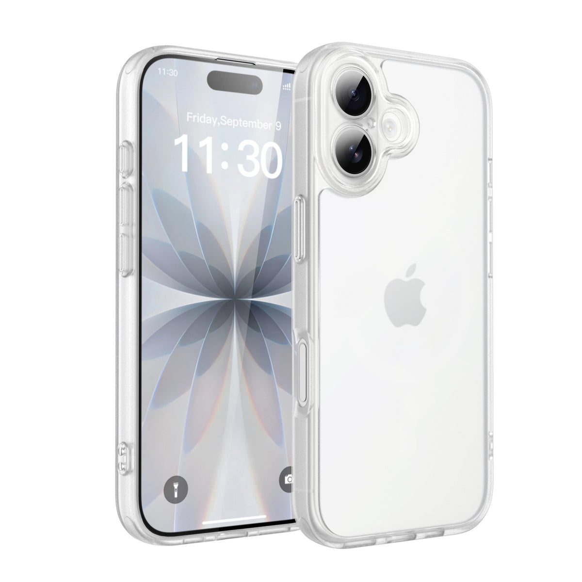 Frosted Skin-Feel Magnetic Phone Case for iPhone 16 Pro Max, Shockproof TPU Anti-Fall Protective Cover - Brown