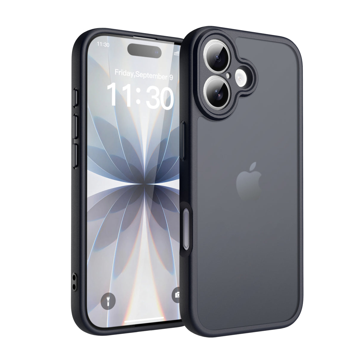 Frosted Skin-Feel Magnetic Phone Case for iPhone 16 Pro Max, Shockproof TPU Anti-Fall Protective Cover - Brown