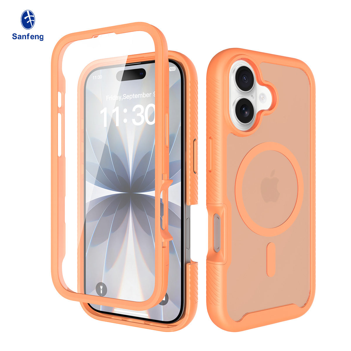Magnetic Silicone Protective Phone Case Compatible with iPhone 17 Air, Anti-Fingerprint Anti-Drop Cover