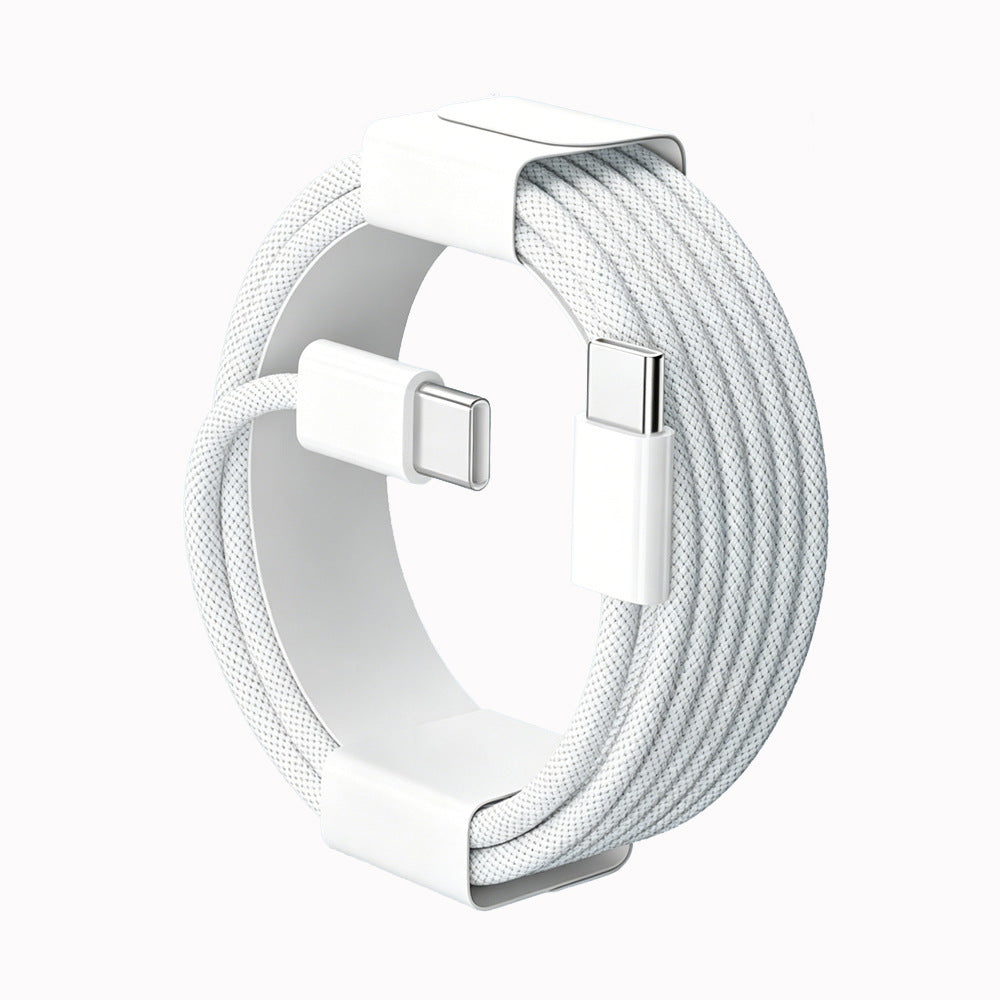 TOLIF Macaron Nylon Braided Fast Charging Cable, Up to 60W PD USB-C to USB-C / Lightning Cable