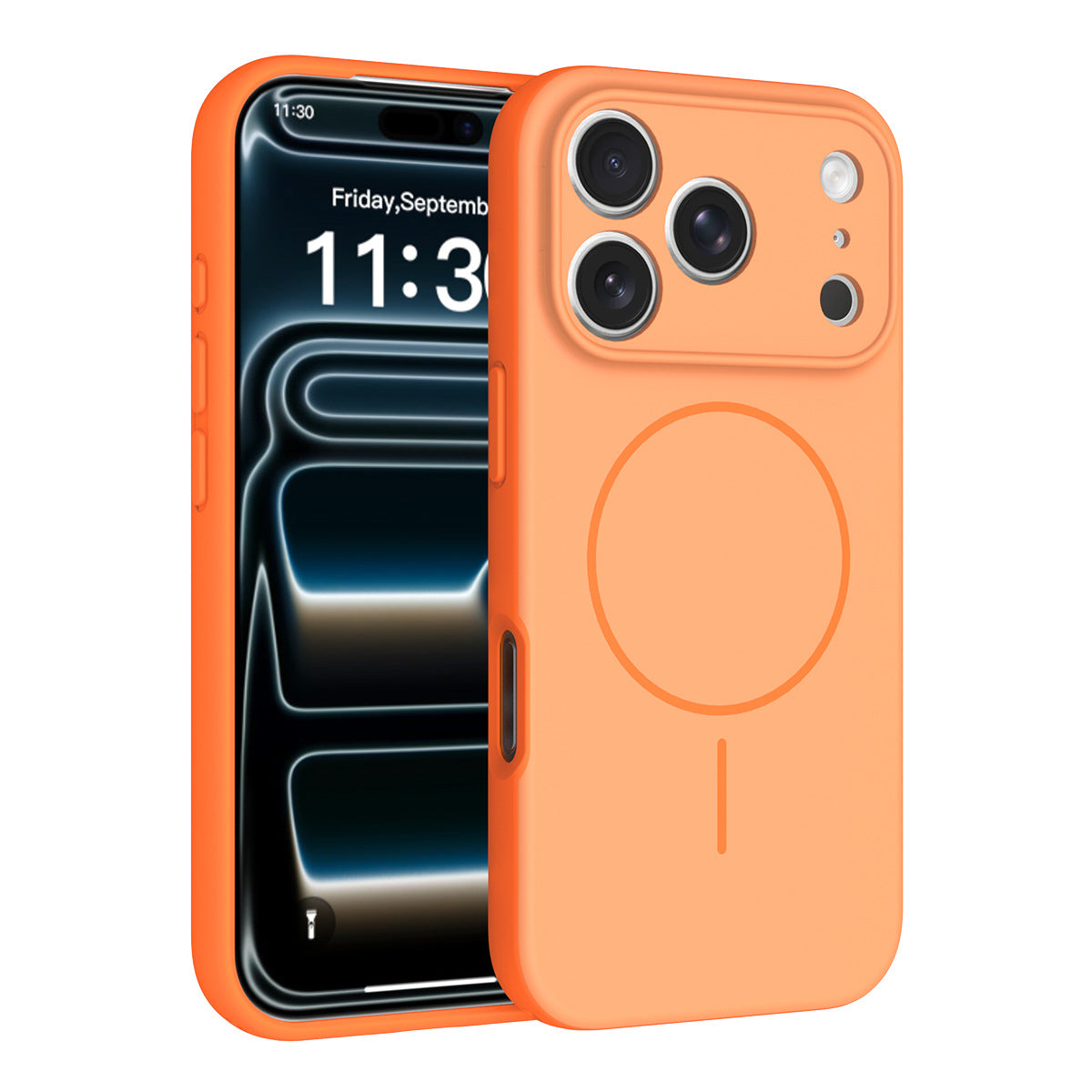 Magnetic Anti-Drop Phone Case with Lanyard, Skin-Feel PC+TPU Protective Cover Compatible with iPhone 16 / 17 Series