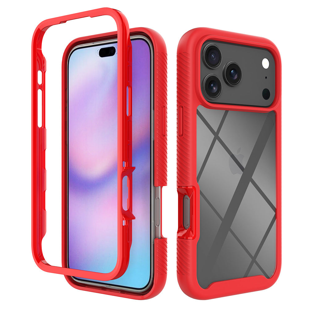 Magnetic Anti-Fall TPU Protective Phone Case with Anti-Fingerprint Finish Compatible with iPhone