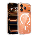 Sanfeng Glitter Clear Shockproof Case for iPhone 16 / 17 Pro / 15 Pro Max, High Transparency Acrylic Anti-Fall Protective Cover