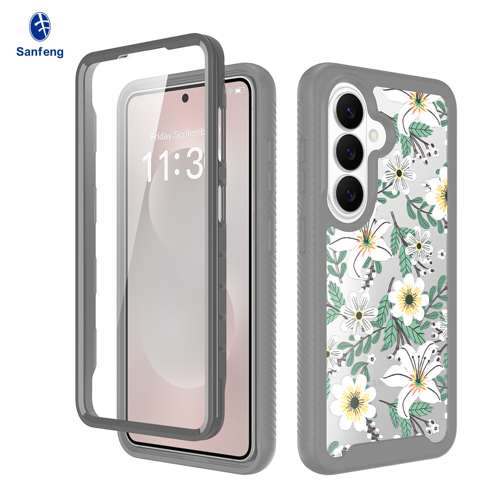 Starry Sky Painting Silicone Phone Case for Samsung Galaxy S26 Ultra, S26, S25 Plus - Magnetic Anti-Fingerprint Protective Cover