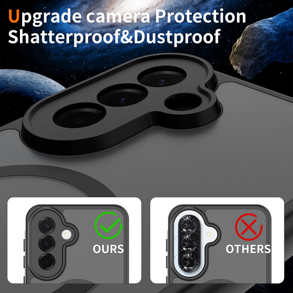 Matte Magnetic Anti-Fall Phone Case for Samsung Galaxy A57 A37 A17 5G A55 Shockproof TPU Protective Cover