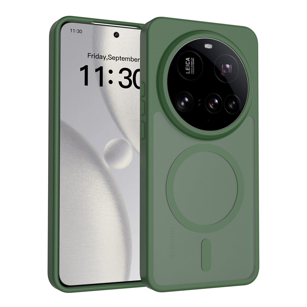 Magnetic Frosted TPU Case for Xiaomi 15 Ultra - All-Inclusive Anti-Fall Soft Protective Back Cover