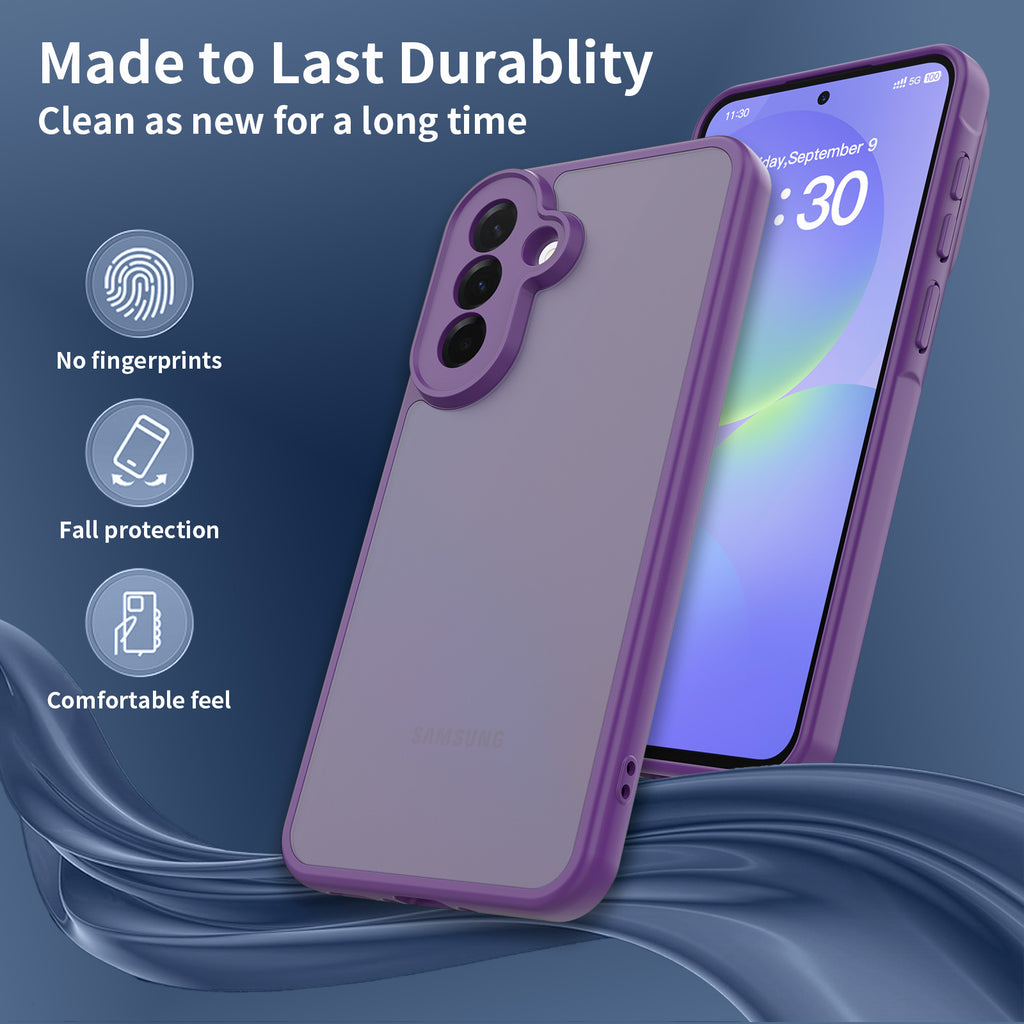 Slim Skin-Feel Matte Phone Case for Samsung Galaxy A Series - Shockproof PC & TPU Anti-Drop Cover