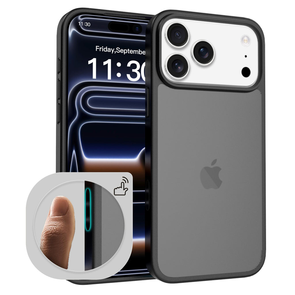 Magnetic Phone Case for iPhone 17 Pro Max & iPhone 17 Air, TPU Anti-Drop Shockproof Cover with Full Camera & Button Protection, Cherry