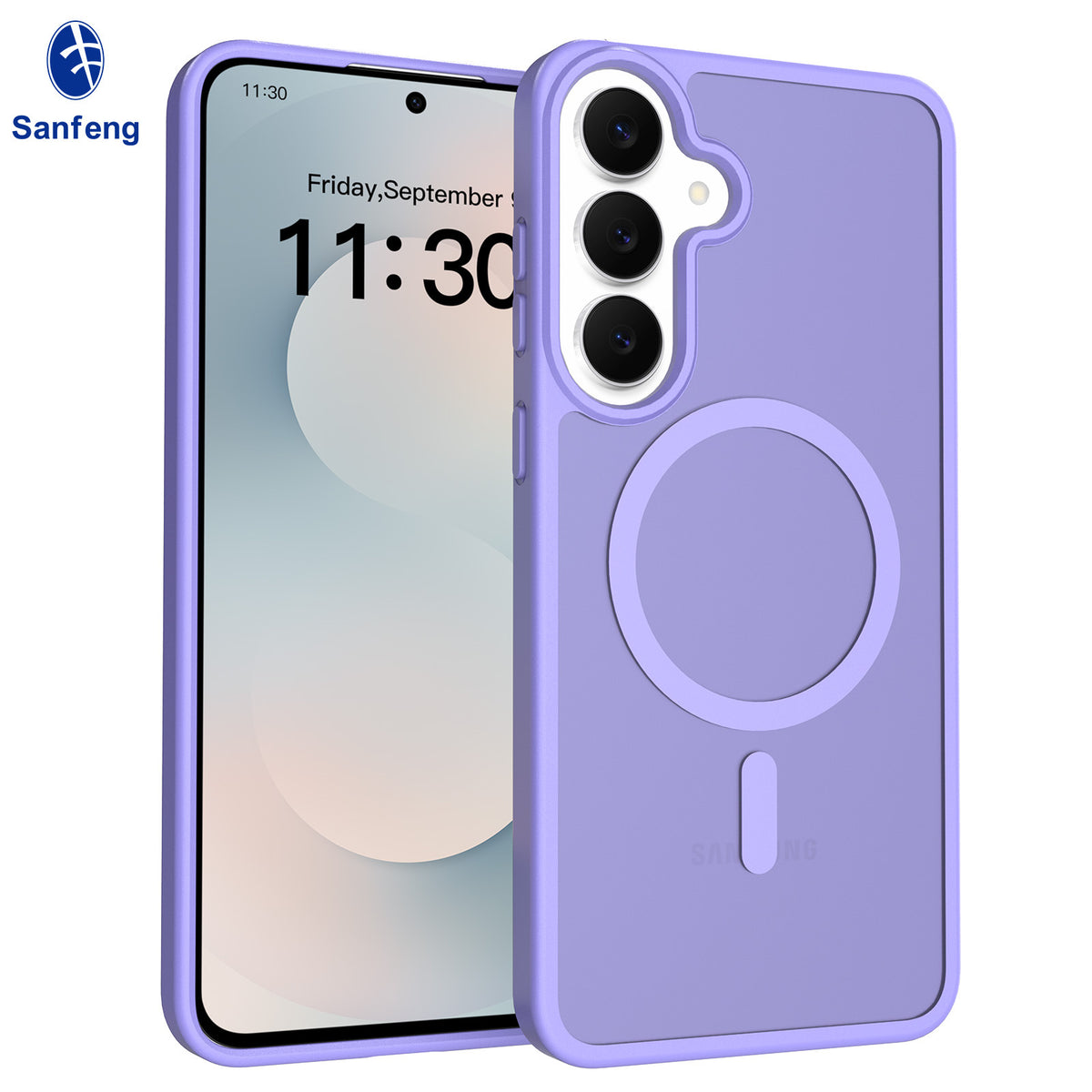 Magnetic Matte Anti-Drop Silicone Phone Case Compatible with Samsung Galaxy S25 S24 Series