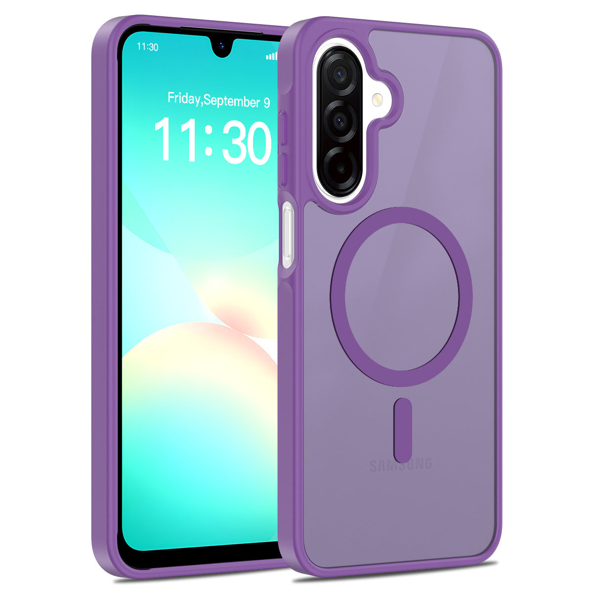 Matte Skin-Feel Magnetic Phone Case for Samsung Galaxy A Series, Shockproof Anti-Drop TPU Protective Cover