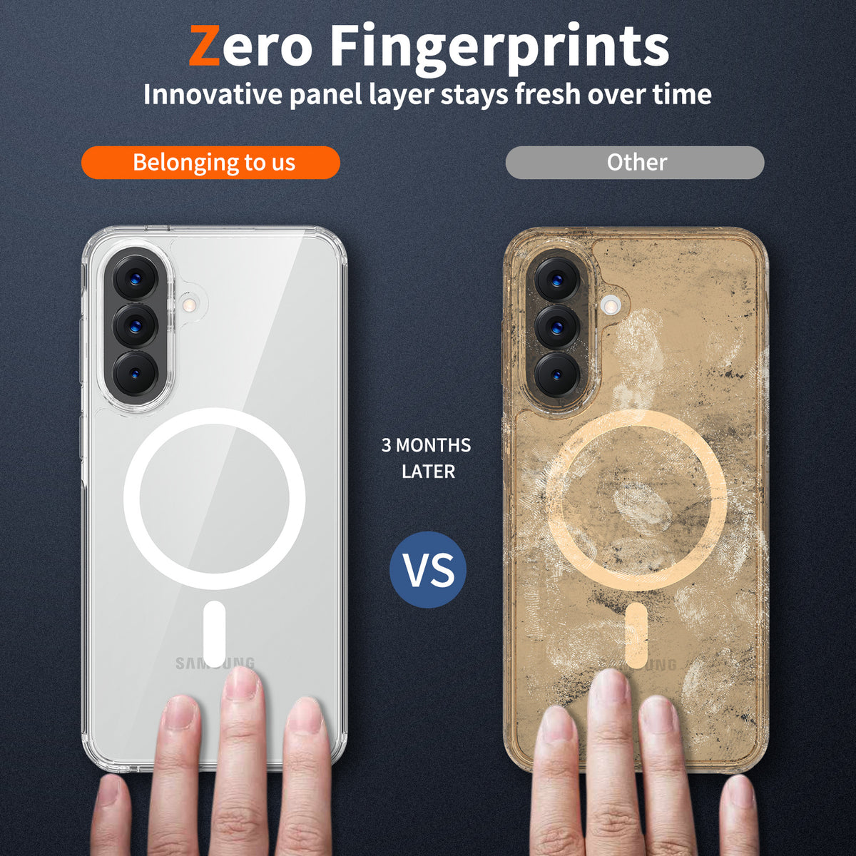 Clear Magnetic TPU Phone Case for Samsung Galaxy A56 A57 A37 A27 Anti-Drop Shockproof Protective Cover