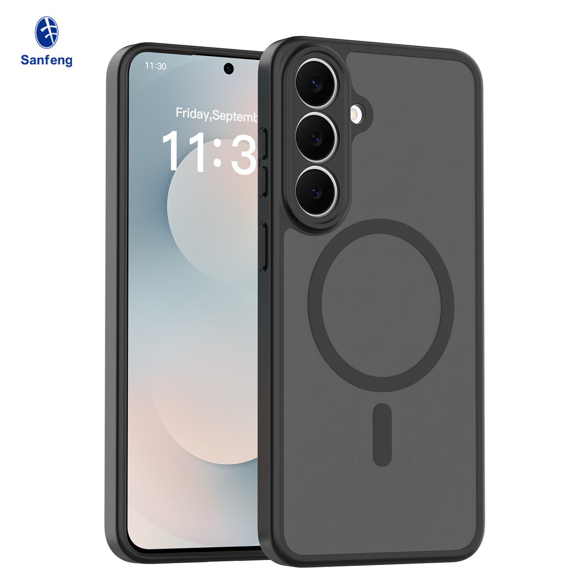Magnetic Matte Translucent Phone Case for Samsung Galaxy S25 S24 Ultra Plus, Skin-Feel Anti-Drop Silicone Protective Cover
