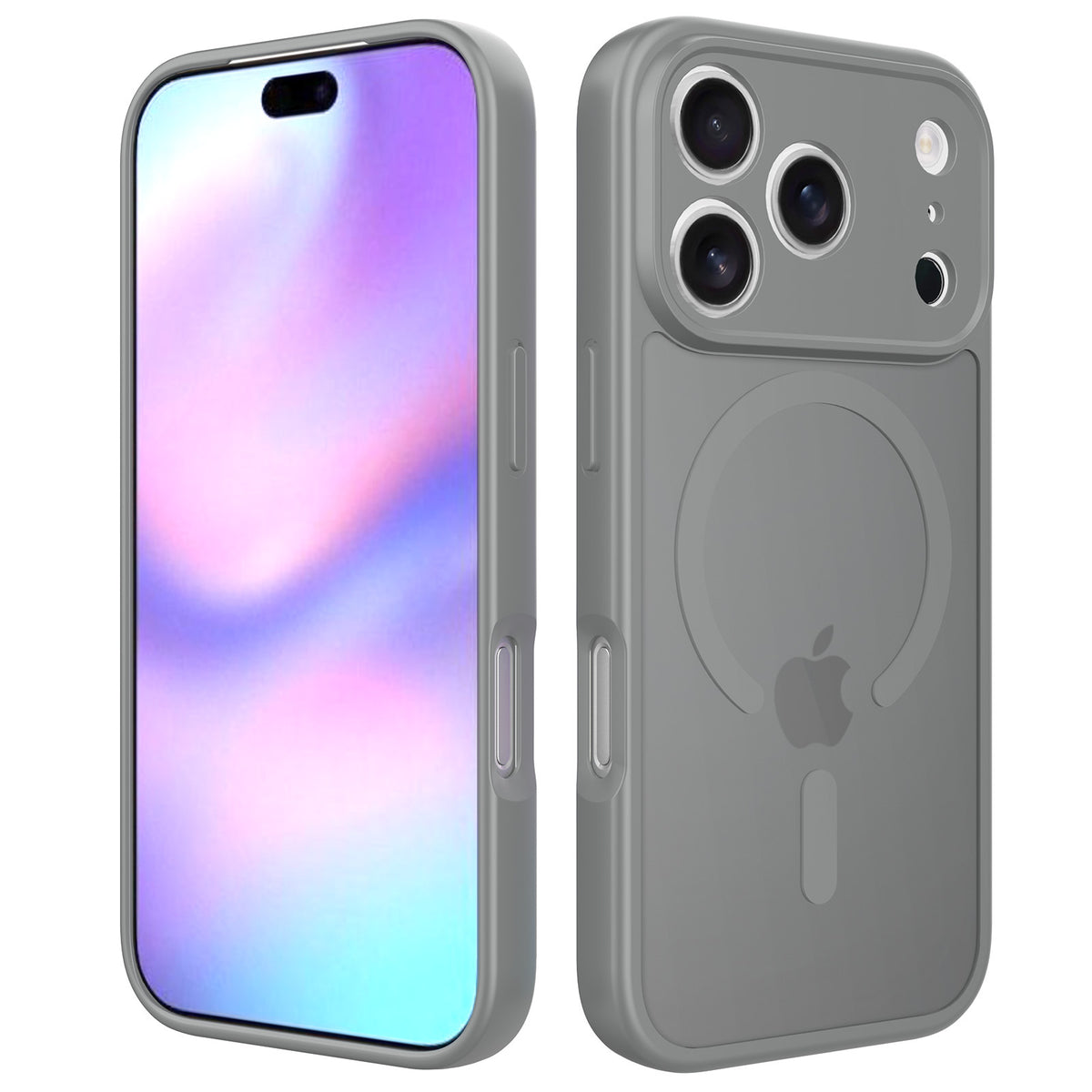 Frosted Magnetic Shockproof Phone Case for iPhone 17 16 15 Pro Max Plus, Anti-Drop Hard Shell with Precision Cutouts