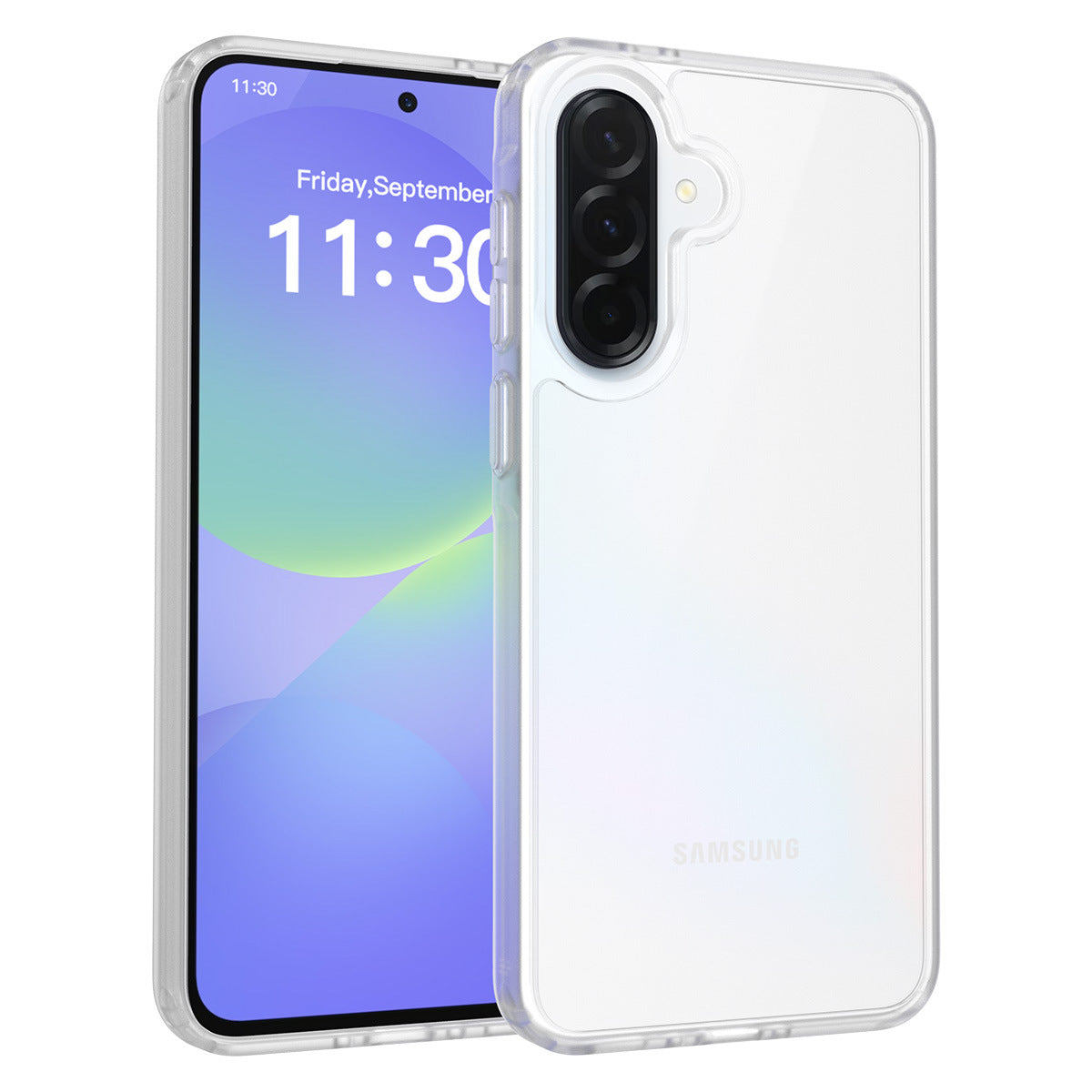 Matte Frosted Semi-Transparent Phone Case for Samsung Galaxy A37 A27 A57 A56 - Anti-Fingerprint Protective Cover with Soft TPU Edge and Hard Back