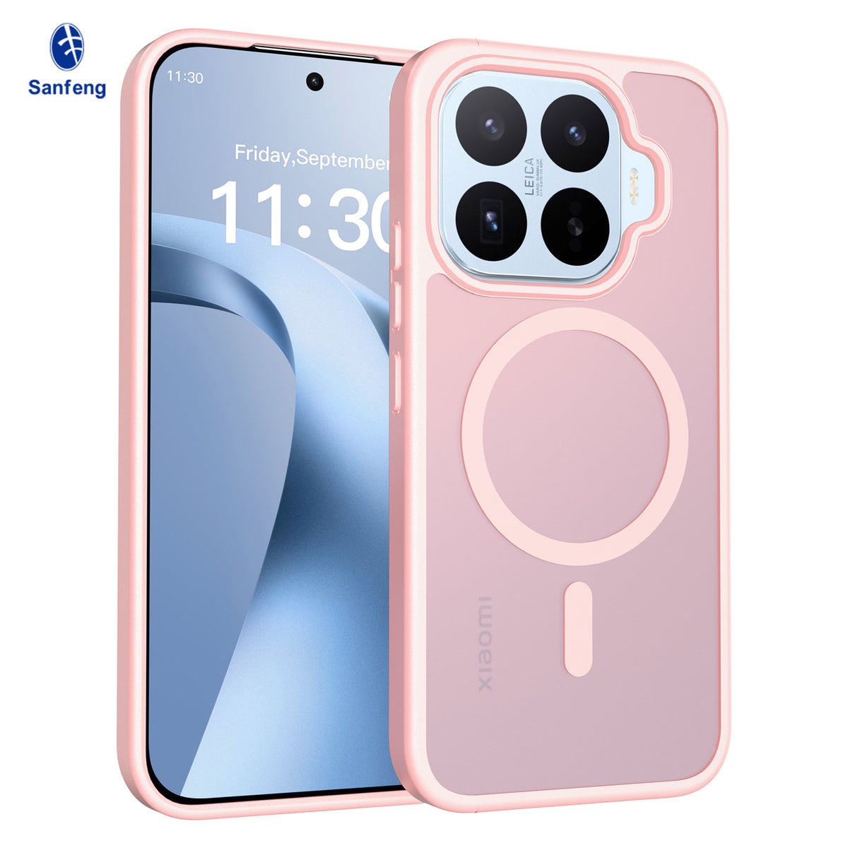 Magnetic Matte Translucent Shockproof Phone Case for Xiaomi 15 Pro / 15 / 14T / Redmi Note 14 Series, Anti-Fingerprint TPU Protective Back Cover