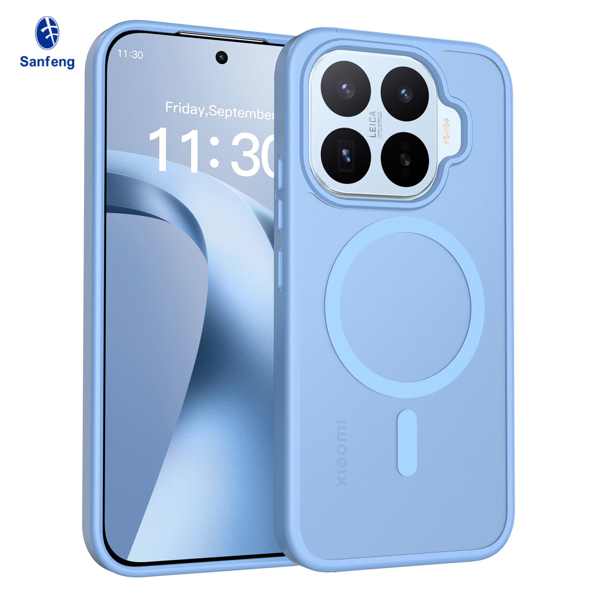 Magnetic Matte Translucent Shockproof Phone Case for Xiaomi 15 Pro / 15 / 14T / Redmi Note 14 Series, Anti-Fingerprint TPU Protective Back Cover