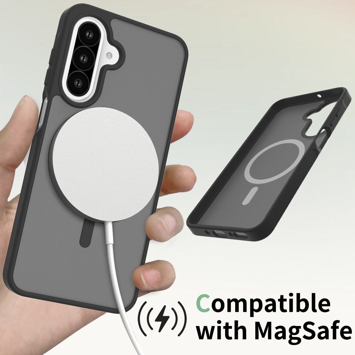 Matte Skin-Feel Magnetic Phone Case for Samsung Galaxy A Series, Shockproof Anti-Drop TPU Protective Cover