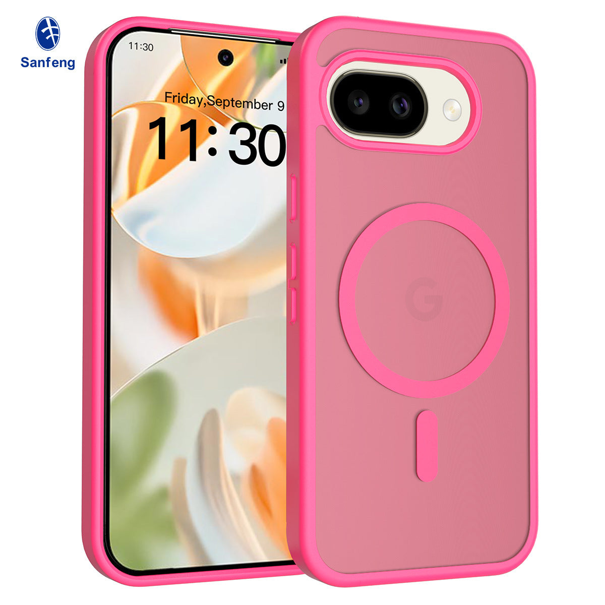 Matte Magnetic Phone Case for Google Pixel 10, 10 Pro XL, 9 Pro, 9 Pro Fold, Shockproof TPU Anti-Fall Protective Cover