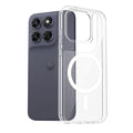 Transparent Magnetic Shockproof Case for Motorola Moto G & Edge Series, Slim 1.5mm Anti-Fingerprint TPU Protective Clear Cover