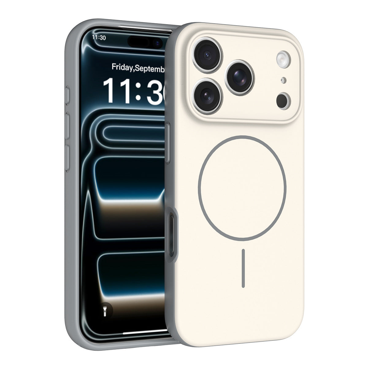 Magnetic Anti-Drop Phone Case with Lanyard, Skin-Feel PC+TPU Protective Cover Compatible with iPhone 16 / 17 Series