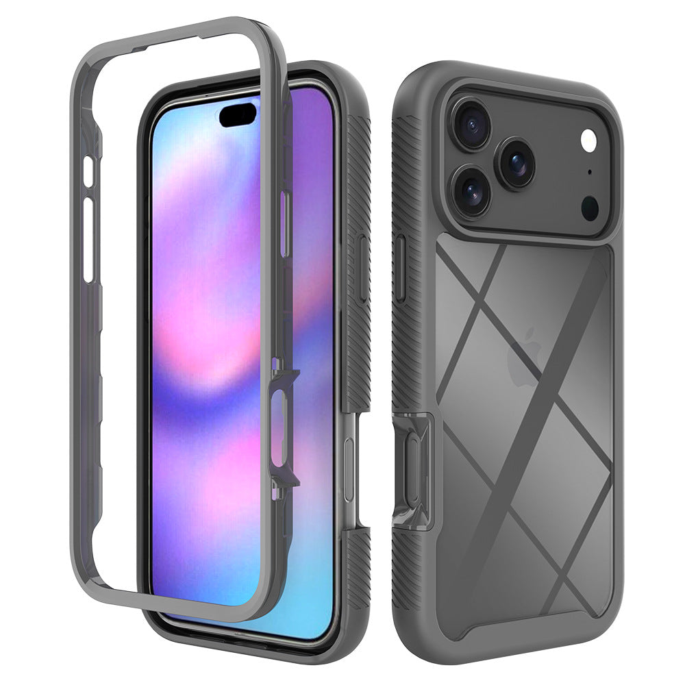 Magnetic Anti-Fall TPU Protective Phone Case with Anti-Fingerprint Finish Compatible with iPhone
