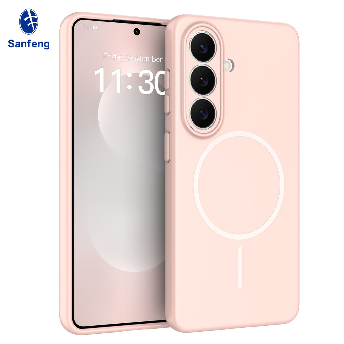 Magnetic TPU Matte Protective Phone Case with Precision Cutouts for Samsung Galaxy S25 S24 Ultra Plus - Anti-Fall Skin-Feel Cover