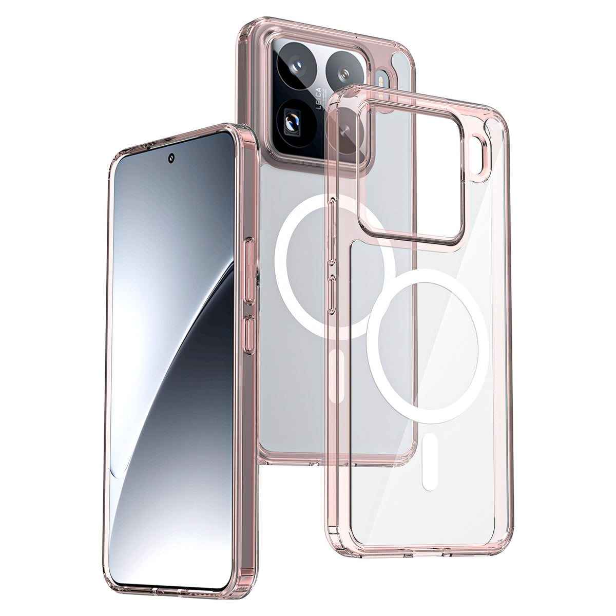 Sanfeng Clear Shockproof TPU Case for Xiaomi 15 Pro, 15 Ultra, 14T Pro and Redmi Note 14 Series, Airbag Anti-Fall Protective Cover