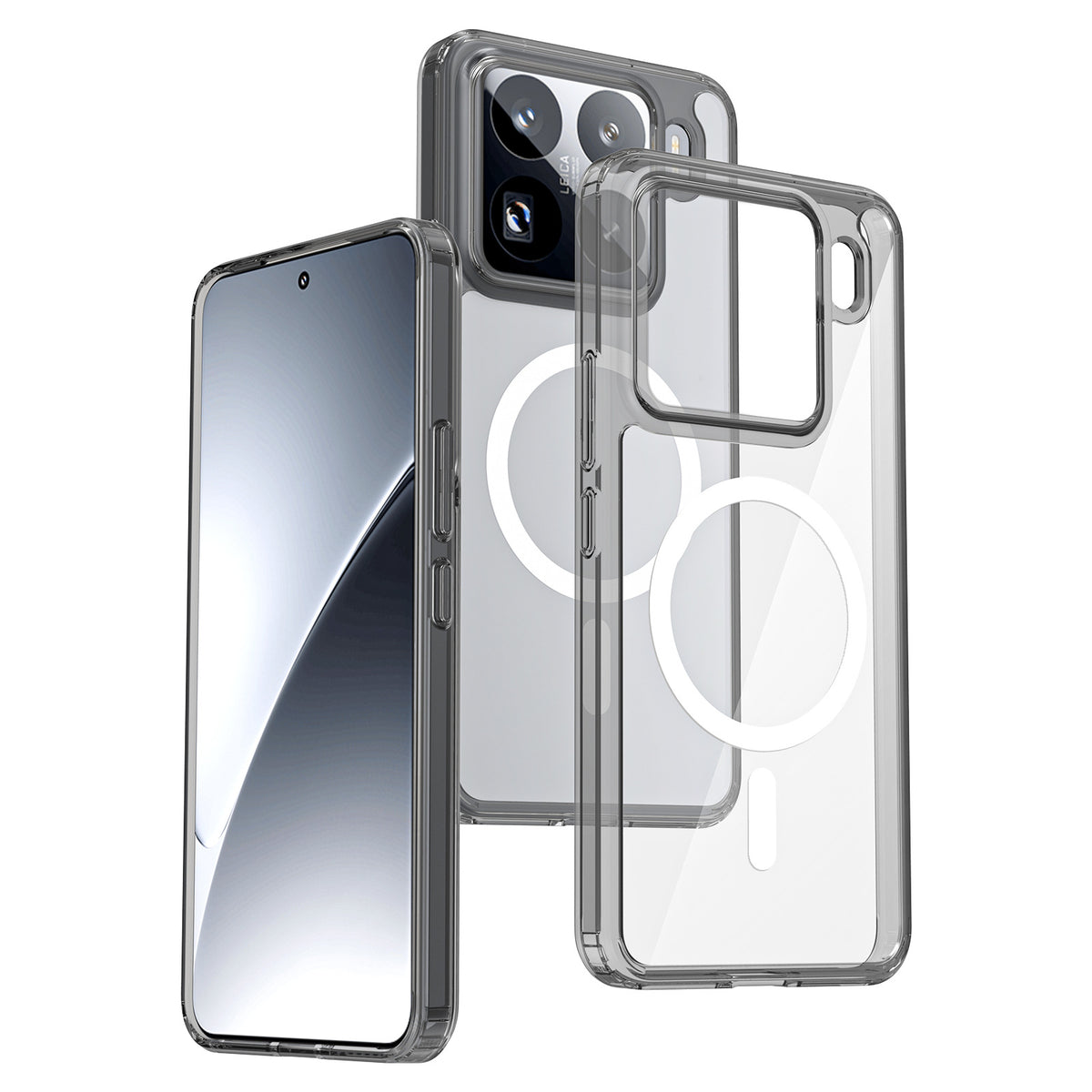 Sanfeng Clear Shockproof TPU Case for Xiaomi 15 Pro, 15 Ultra, 14T Pro and Redmi Note 14 Series, Airbag Anti-Fall Protective Cover