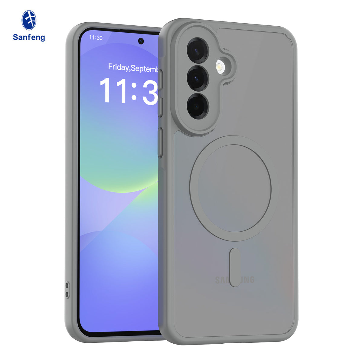 Matte Magnetic Anti-Fall Phone Case for Samsung Galaxy A57 A37 A17 5G A55 Shockproof TPU Protective Cover