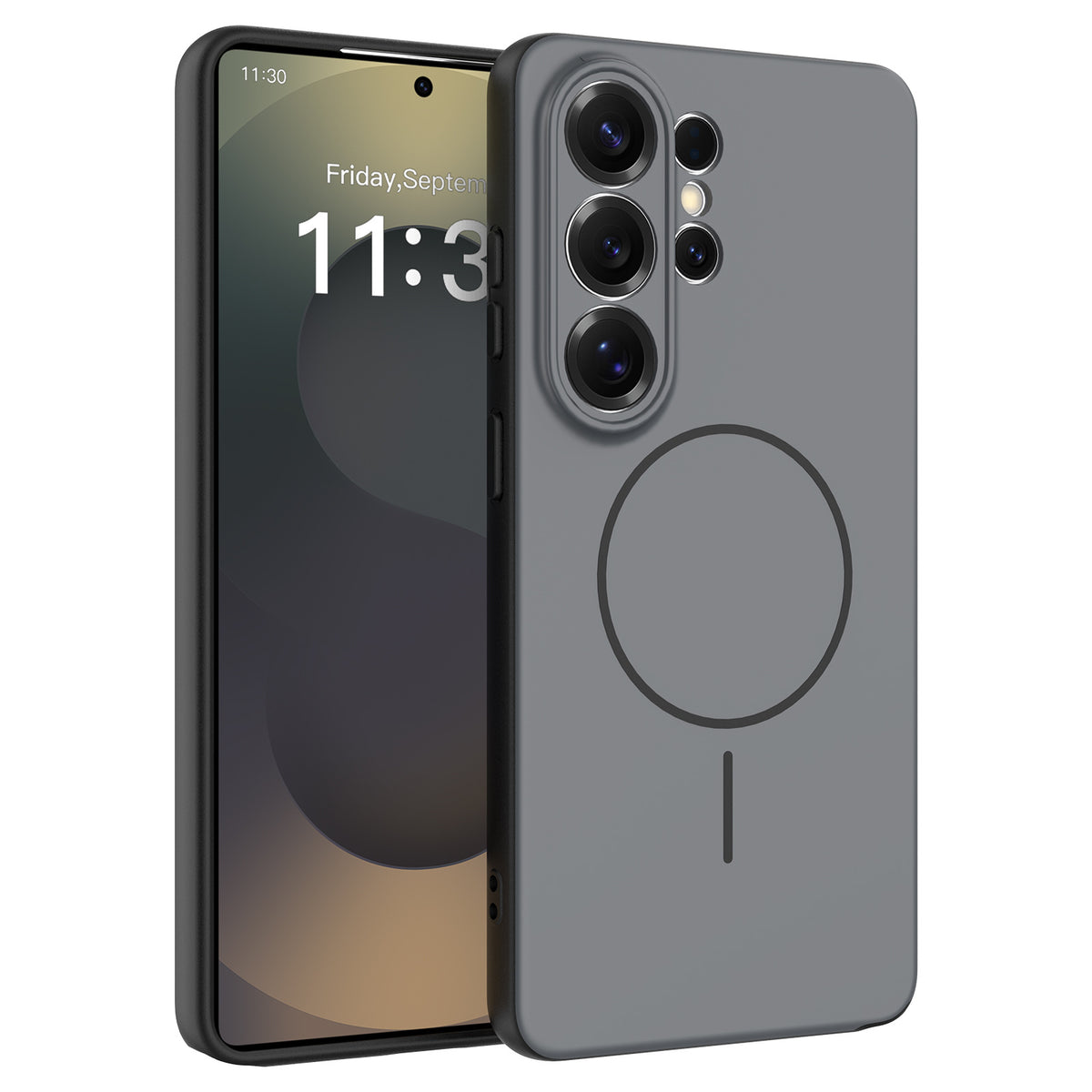 Magnetic Anti-Drop Skin-Feel TPU Phone Case for Samsung Galaxy, Precision Fit Shockproof Protective Cover
