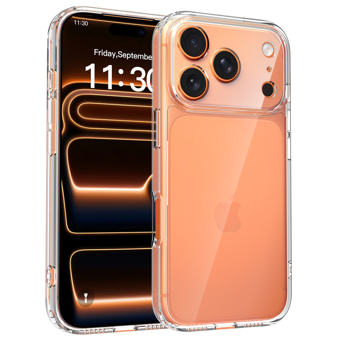 Ultra-Clear Anti-Scratch Shockproof Case for iPhone 16, 15, 14, 13 Series - Slim Transparent Drop-Resistant Protective Cover