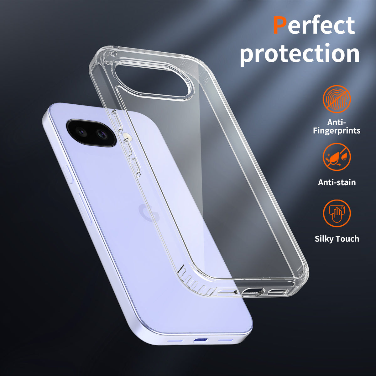 Magnetic Clear Case for Google Pixel 9 & 10 Pro / Pro XL - 2.0 Thickened Shockproof TPU+PC Hybrid Protective Cover