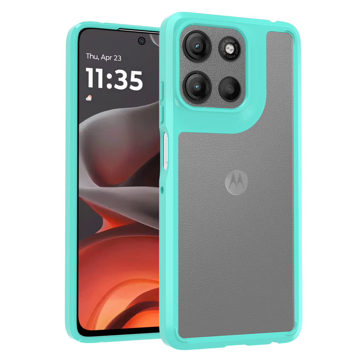 Anti-Scratch Clear TPU Phone Case Compatible with Motorola Moto G 5G 2025 / G56 / 60 Fusion, Transparent Shockproof Protective Cover