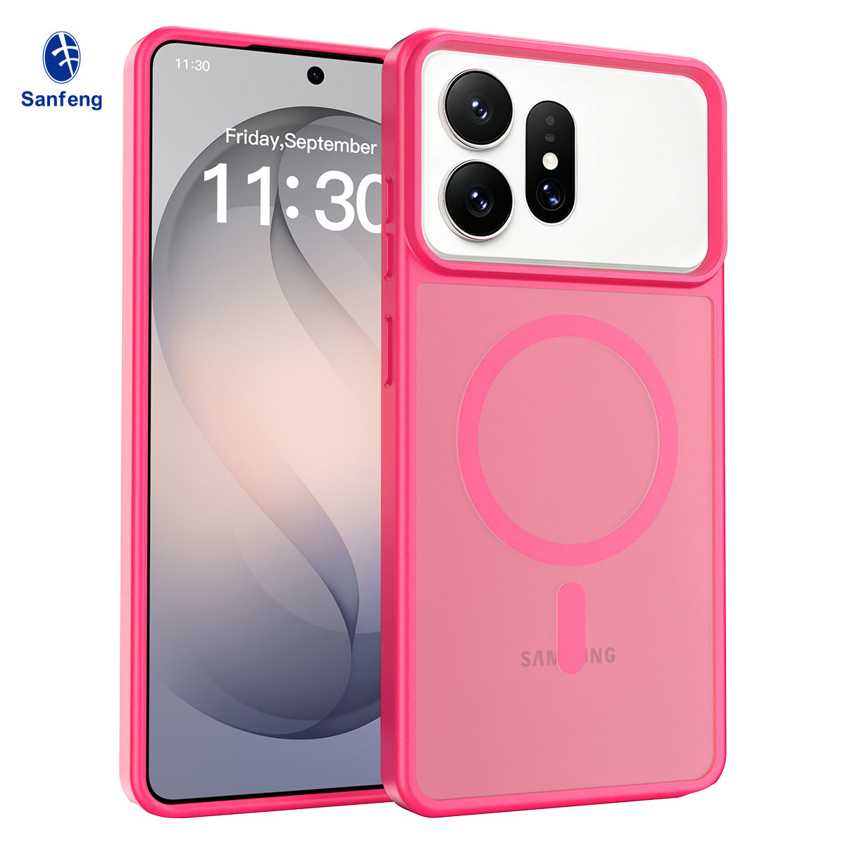 Magnetic Matte Silicone Case for Samsung Galaxy S27 Ultra S26 - Slim Shockproof 2-in-1 Skin-Feel Protective Cover